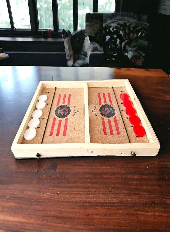 G.FIDEL لعبة هوكي احترافية كبيرة الحجم من جي.فيدل مقاس 24 بوصة | أسرع | أسرع من أول لمسة | لعبة لوحية داخلية للأطفال والكبار والعائلة. - Image 2